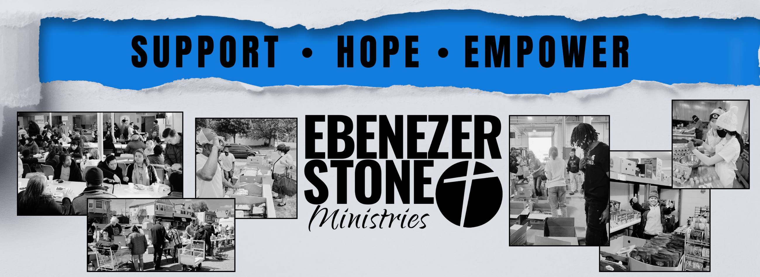 Ebenezer Stone Support Hope Empower